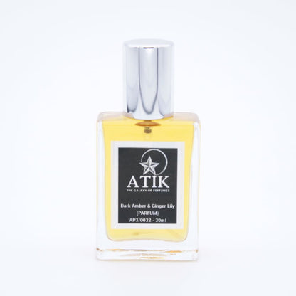 Dark Amber & Ginger Lily Women Perfume - Atik Perfumes